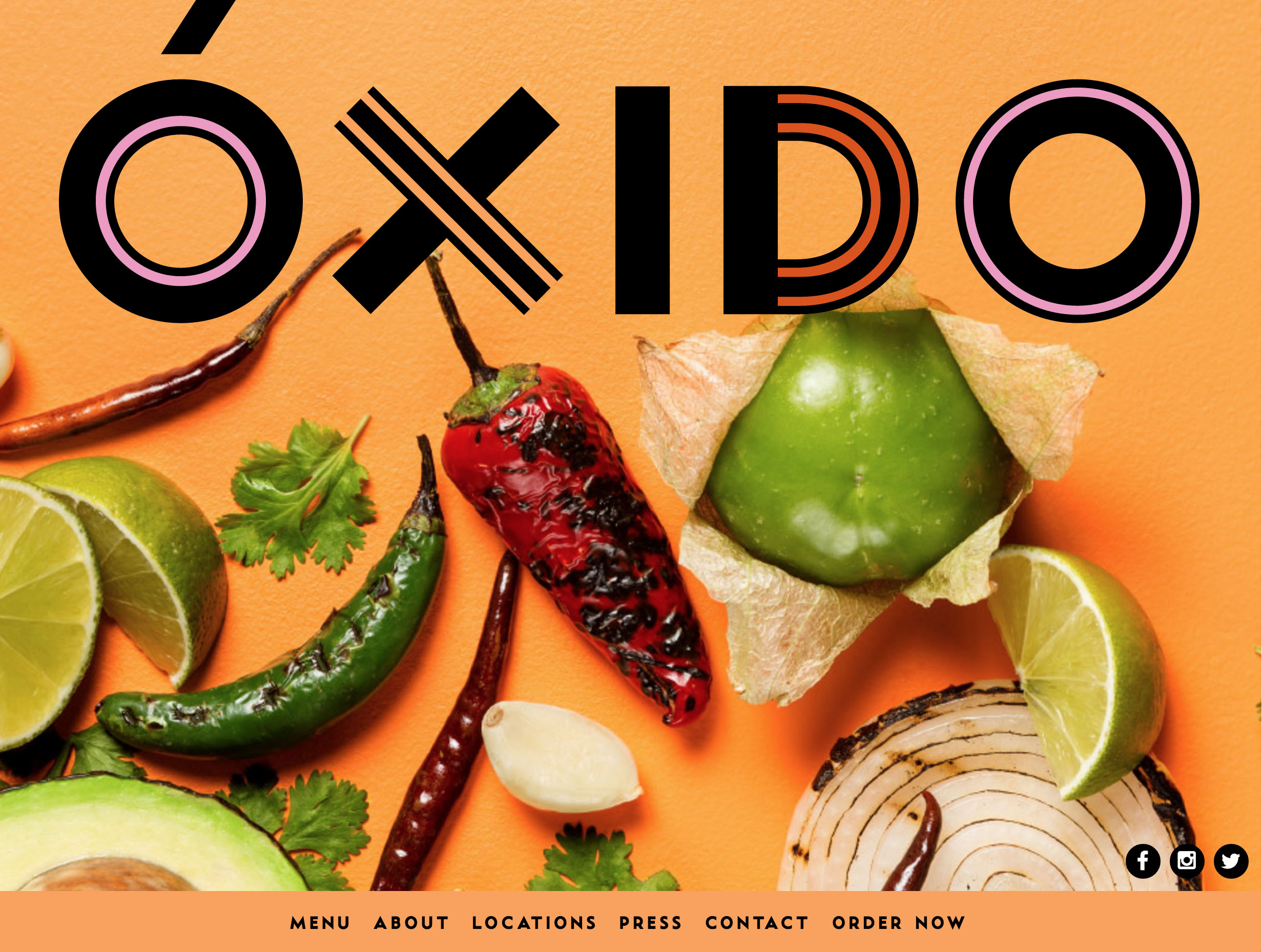 Oxido logo and website designed by Scissor.