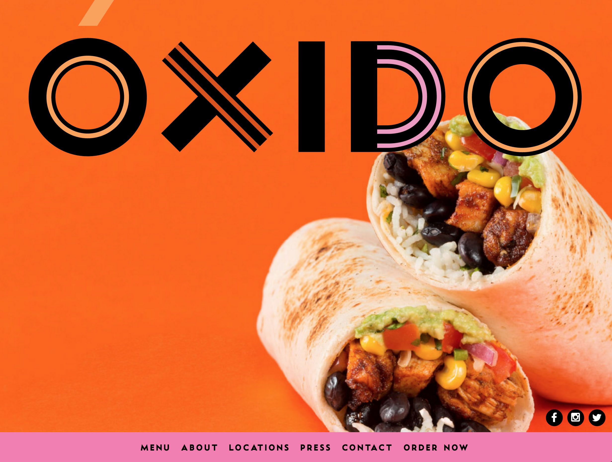 Oxido logo and website designed by Scissor.